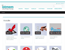 Tablet Screenshot of istmem.com